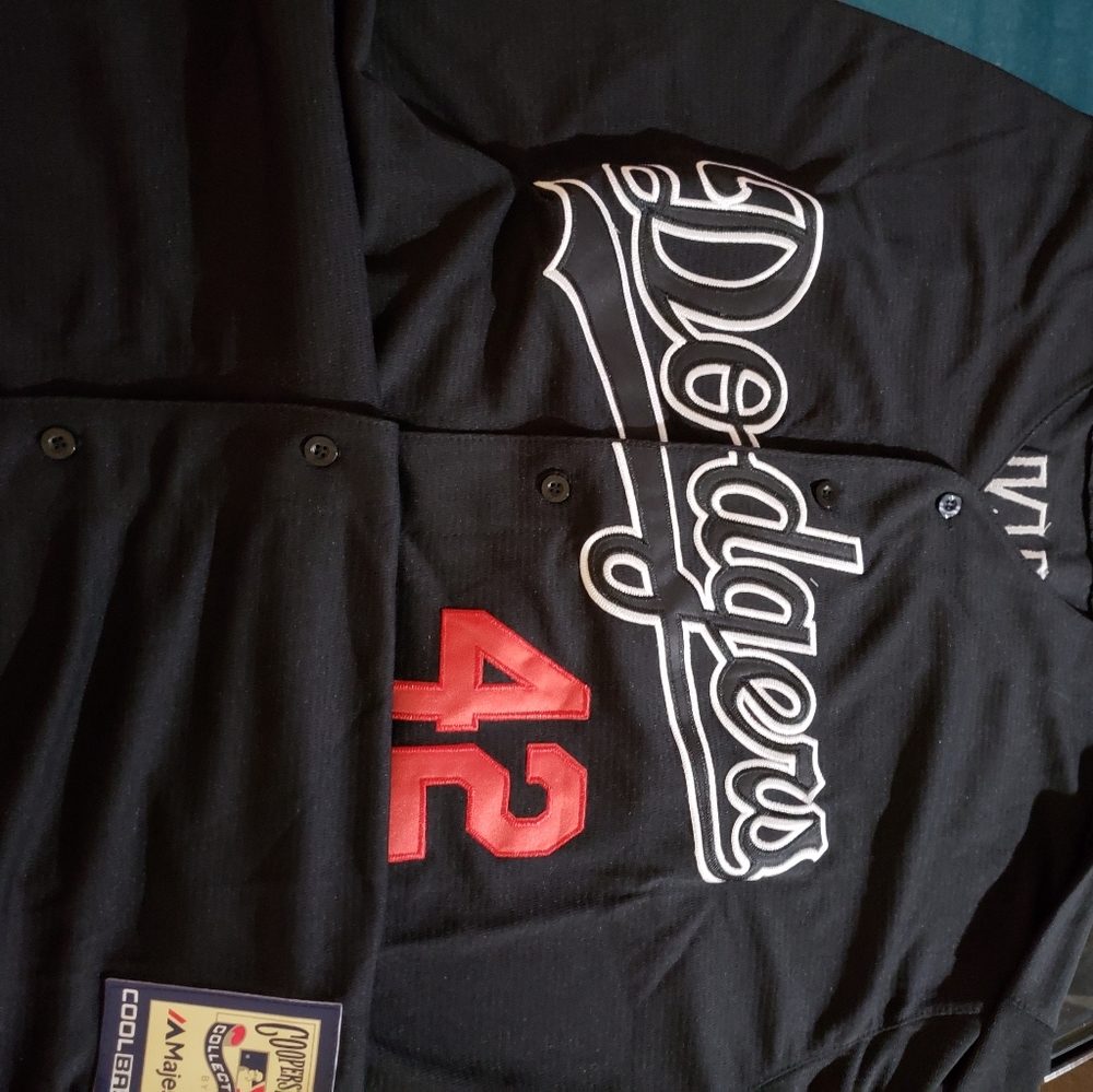 Men's jersey. Dodgers Jackie Robinson #42